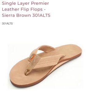 Women’s rainbow flip flops size L